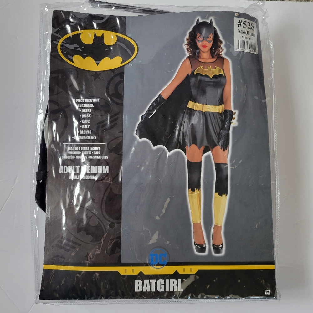 Batgirl Adult Halloween costume 2 masks